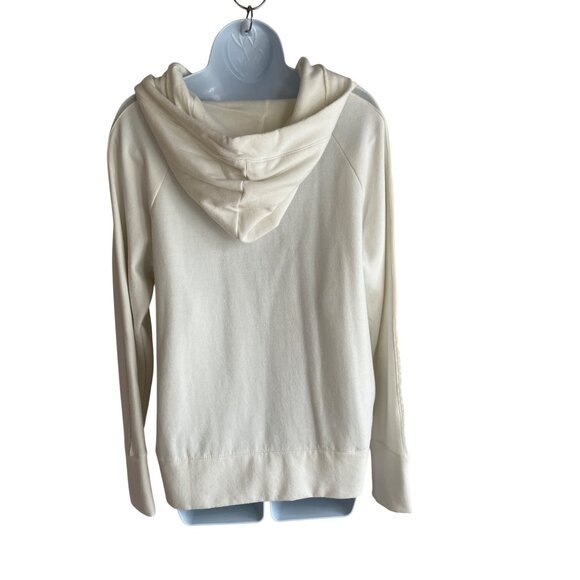 Danskin Women XL Cream Hooded Sweatshirt 86q - Picture 2 of 8